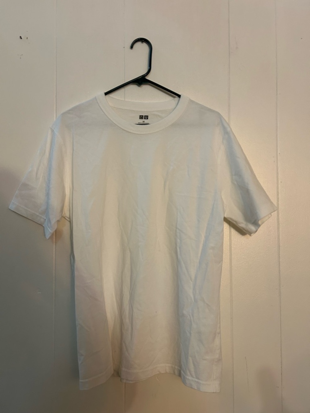 Uniqlo Men's Short Sleeve Crew Neck T-Shirt - White